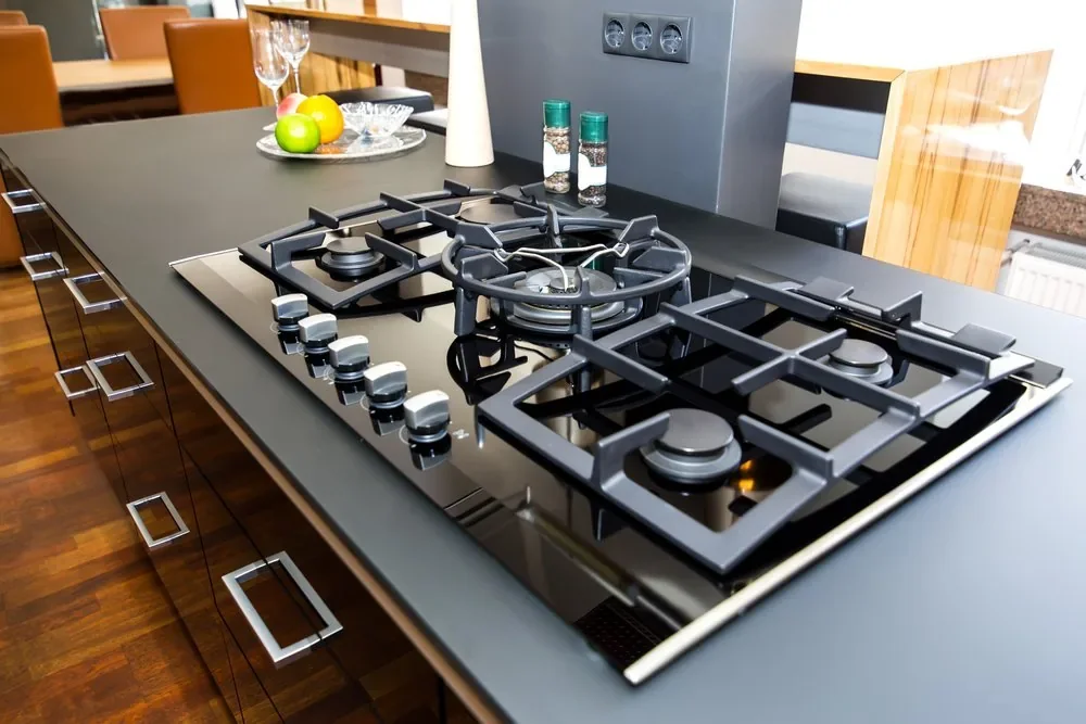 Built-in gas hob